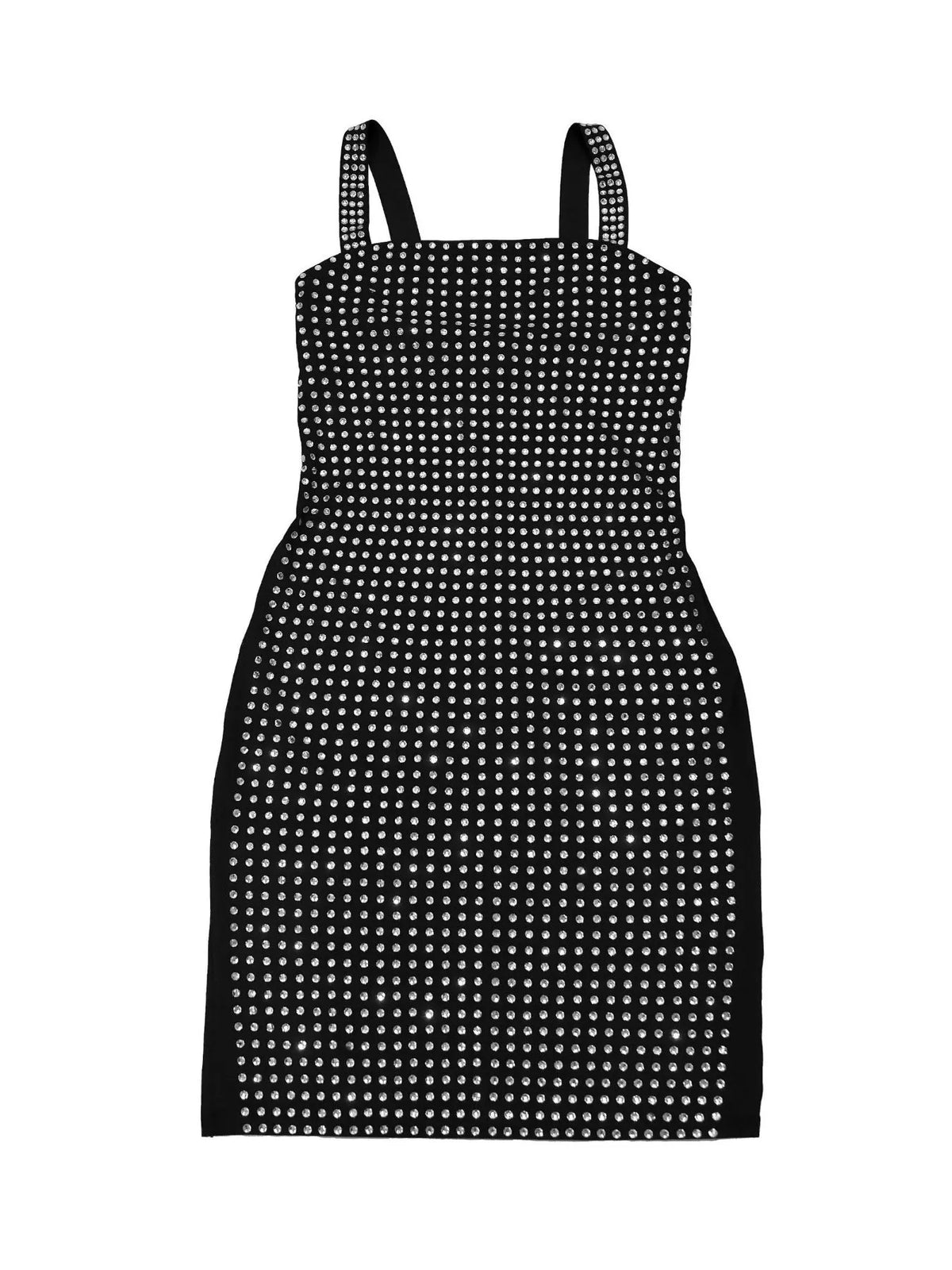 Rhinestone Embellished Bodycon Mini Dress (6)