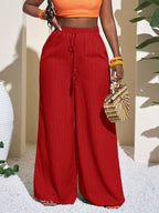 Wide-leg Pants Drawstring (13)