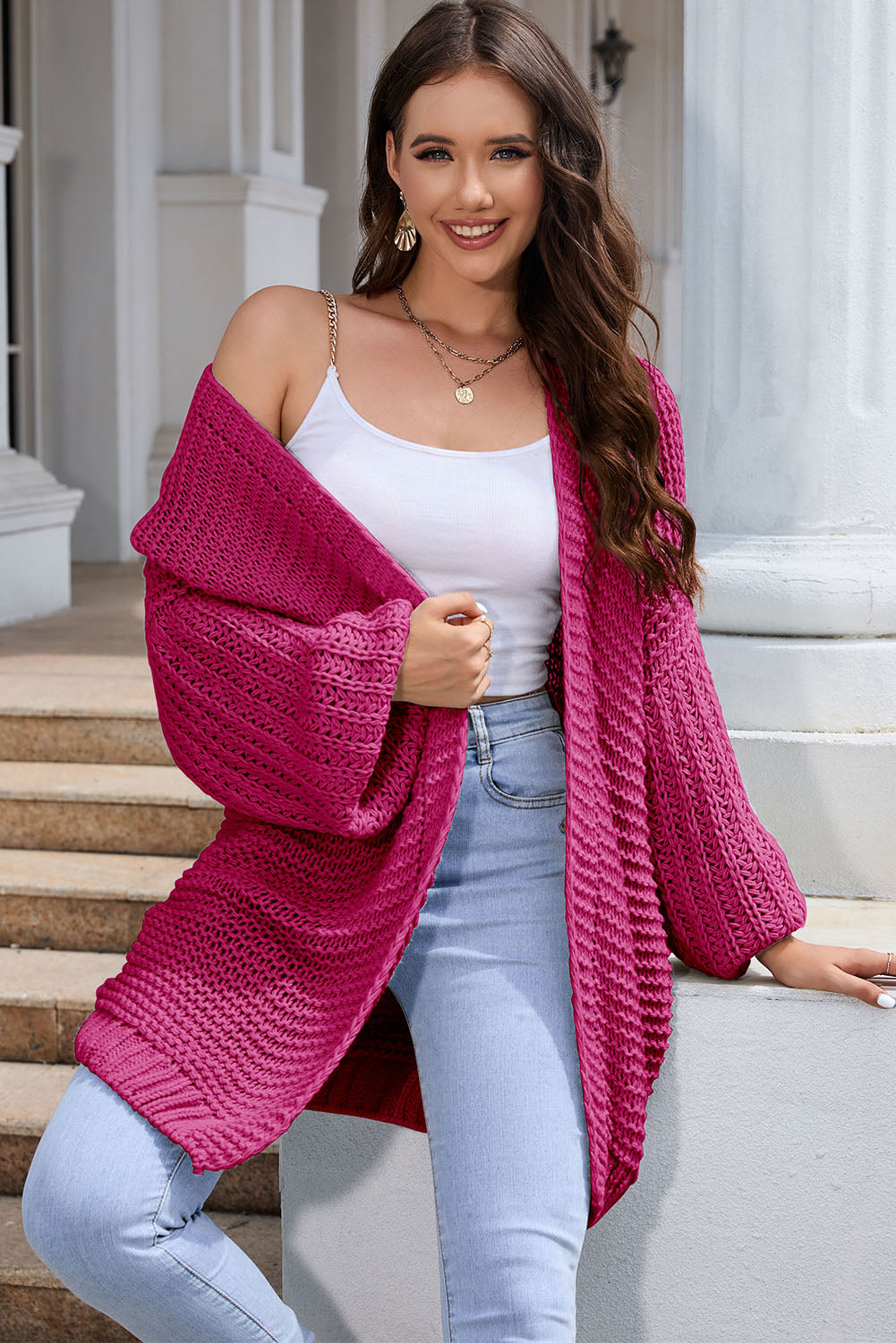 Open Front Longline Cardigan (9)