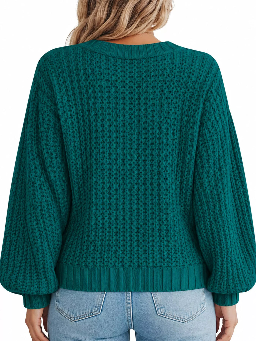 Full Size Chunky Knit Button-down Cardigan Plus (27)