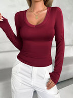 Slim Fit Long Sleeve T-shirt (9)