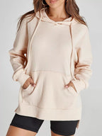 Oversized Drawstring Side Slit Hoodie (5)