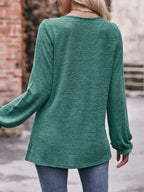 Ruffle Cuff Long Sleeve T-shirt (5)