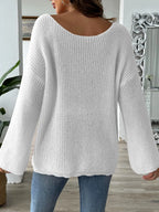 Round Neck Long Sleeve Sweater (5)