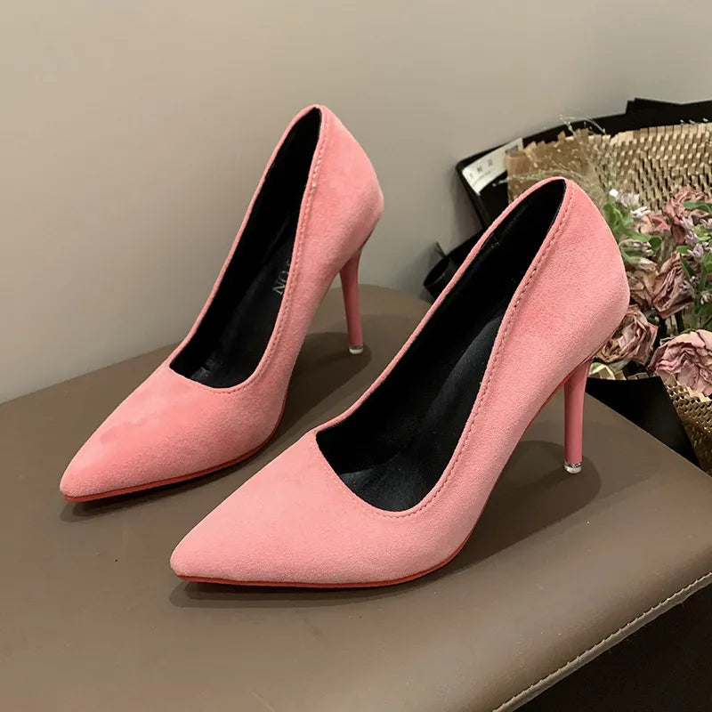 Point Toe Stiletto Pumps (3)
