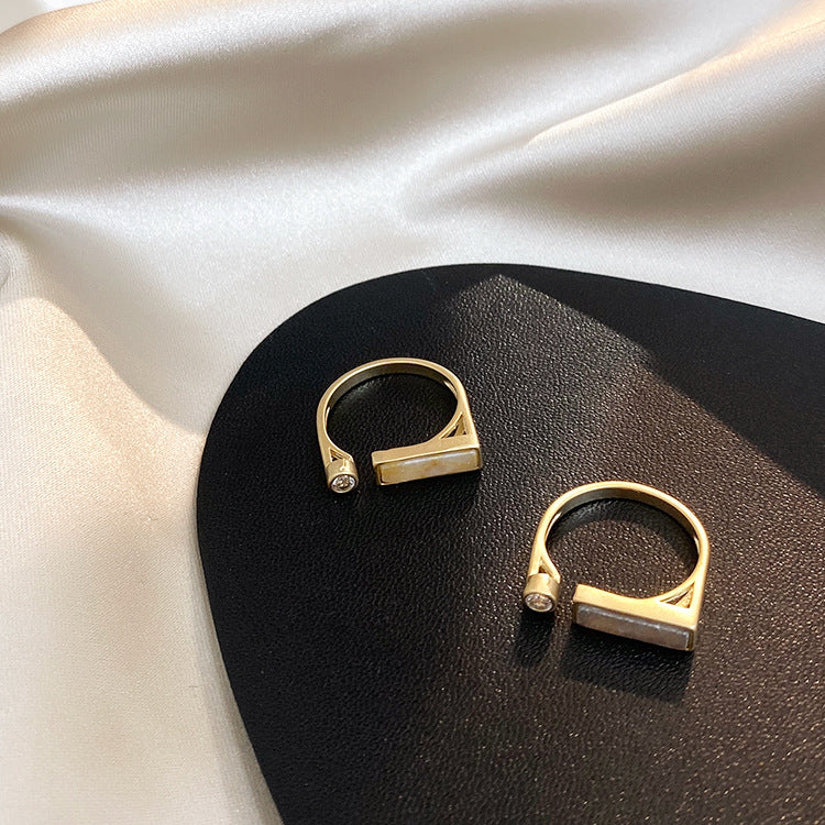 Vintage Design Zircon Marble Ring (9)