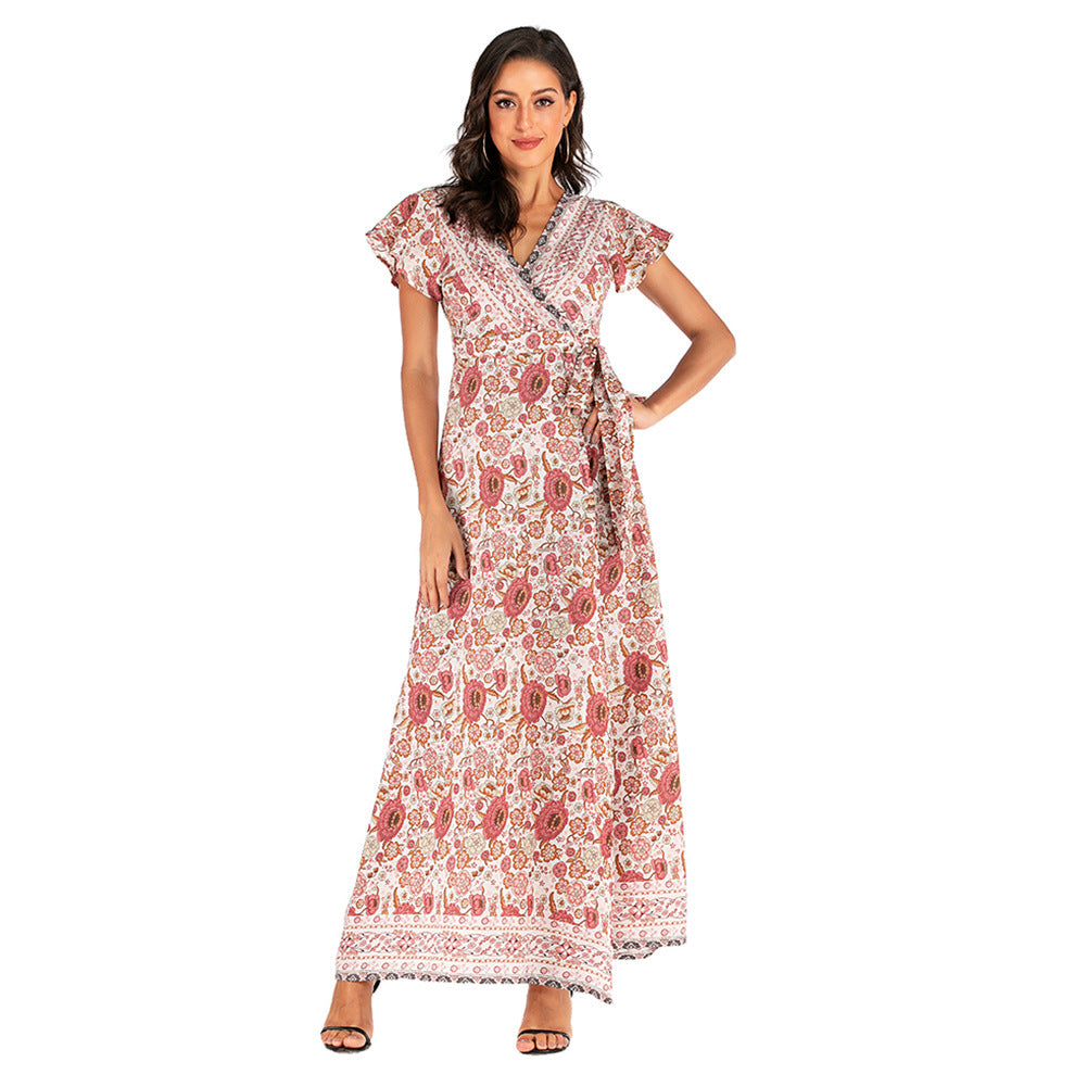 V-neck Split Dress photo 3
