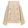 Woolen Skirt Plaid variant CJNSXZQZ01311-Khaki-M|CJNSXZQZ01311-Khaki-S|CJNSXZQZ01311-Khaki-L