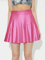 Ruched Mini Skirt Zipper (12)