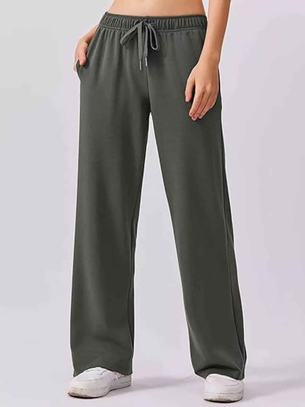 Relaxed Fit Quarter-zip Top Pants Set (9)
