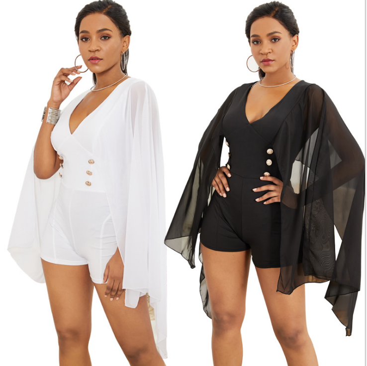 V-neck Jumpsuit photo 1