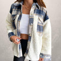 Jacket Christmas Mesh Cashmere variant CJNSWTJK00451-Blue-S|CJNSWTJK00451-Blue-L|CJNSWTJK00451-Blue-XL|CJNSWTJK00451-Blue-M