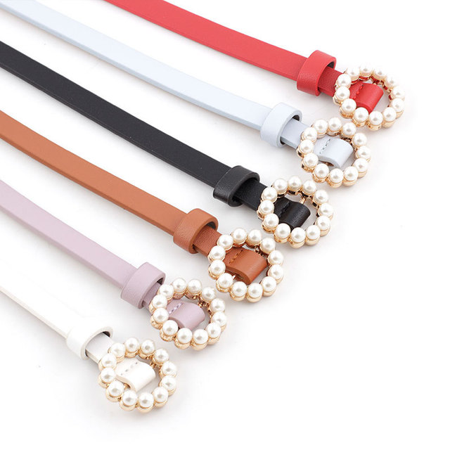 Faux Leather Pearl Belt photo 3