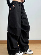 Wide Leg Casual Drawstring Pants (10)