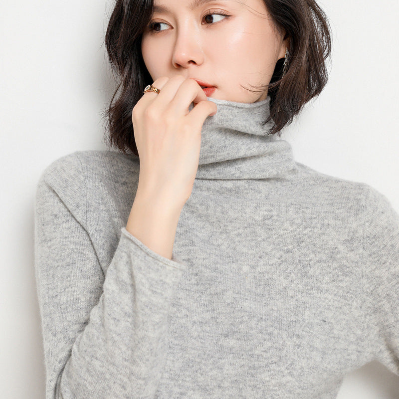 Turtleneck Cashmere Sweater Pure variant CJNSSYMY02261-Grey-XXL|CJNSSYMY02261-Grey-L|CJNSSYMY02261-Grey-M|CJNSSYMY02261-Grey-S|CJNSSYMY02261-Grey-XL