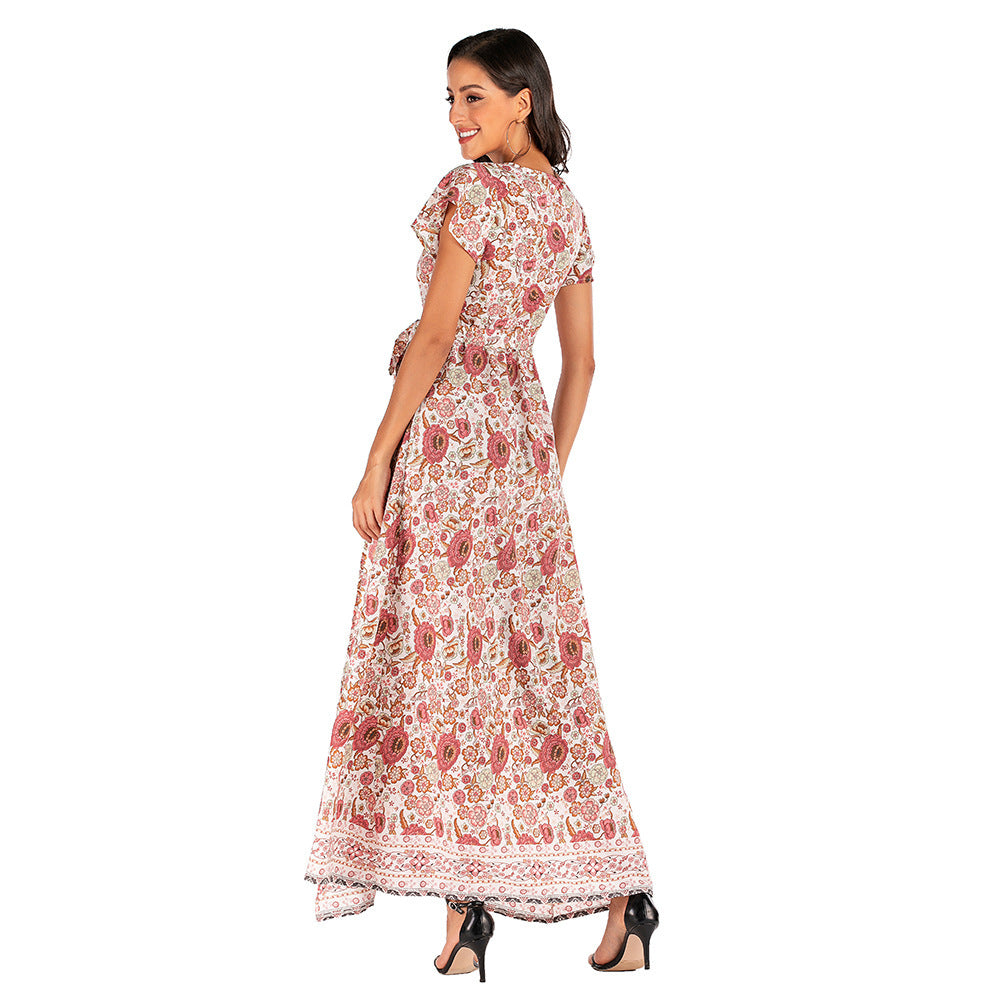 V-neck Split Dress photo 4