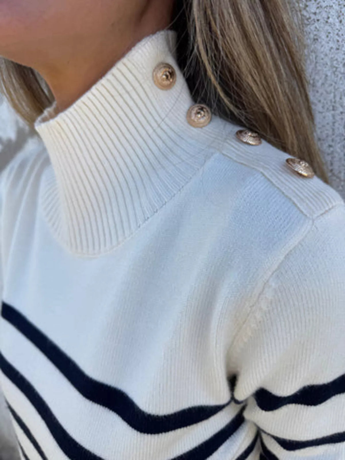 Full Size Striped Turtleneck Long Sleeve Sweater Plus (19)
