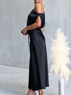 One-shoulder Tied Midi Dress (9)