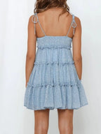 Printed Tie-strap Tiered Mini Dress (22)