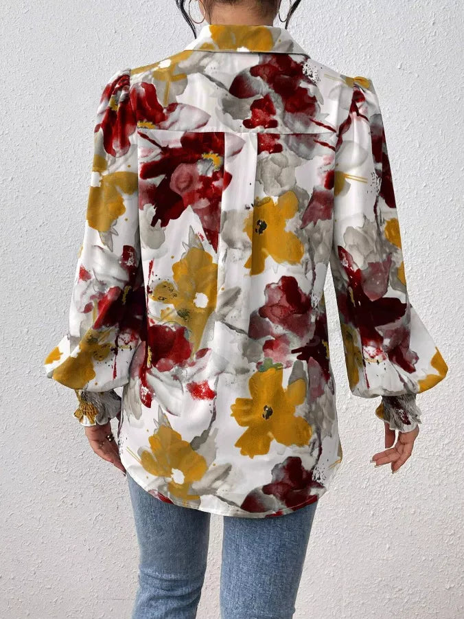 Floral Print Long Sleeve Shirt (17)