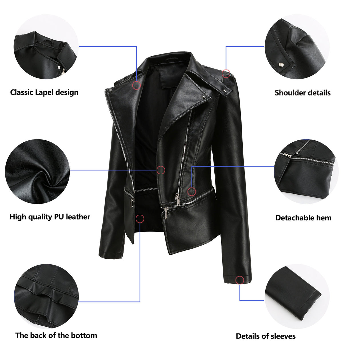Motorcycle Leather Jacket photo 2