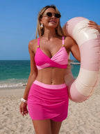 Two Tone Cami Skort Swim Set (25)