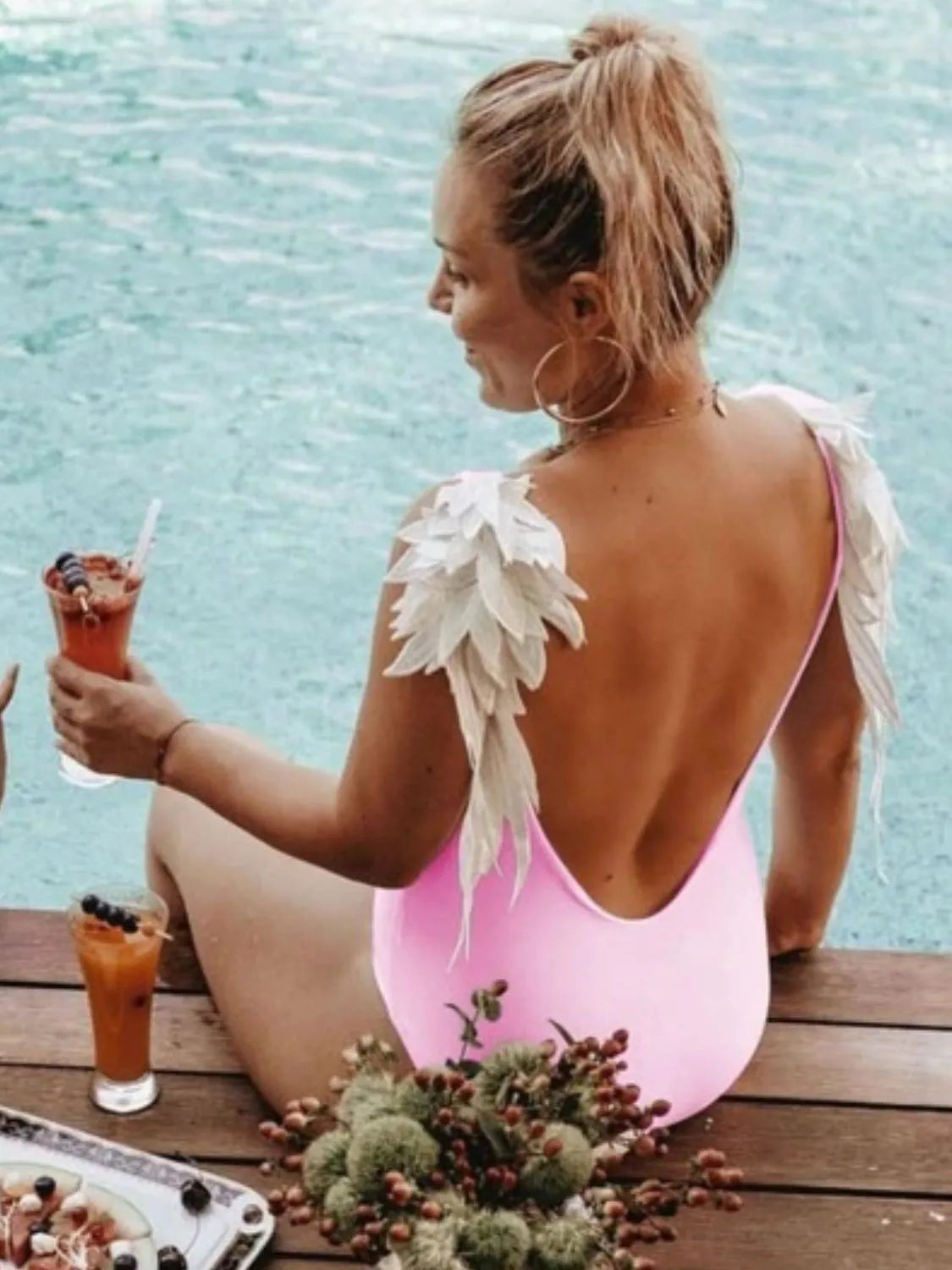 Backless Wide Strap Parent-child Swimwear (18)