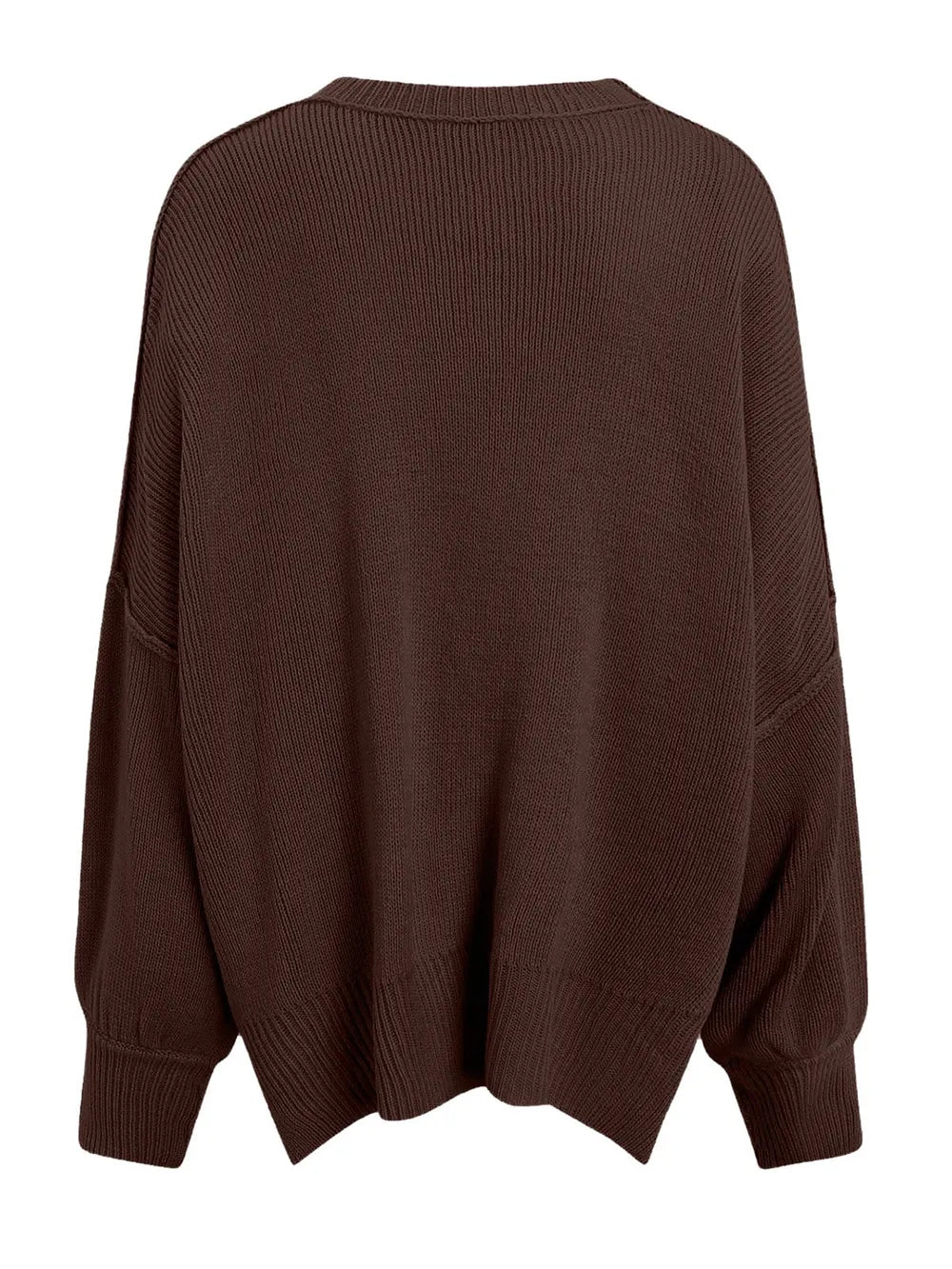 Round Neck Long Sleeve Sweater (25)