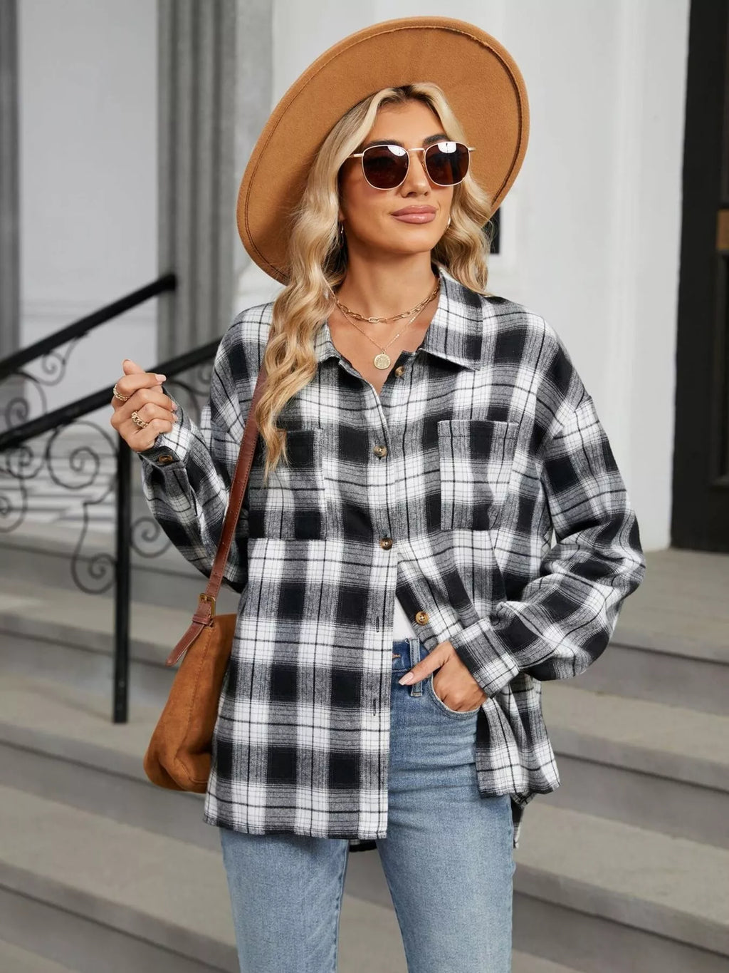 Plaid Button Up Shirt (4)