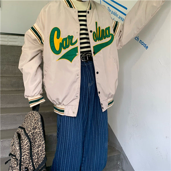 Vintage Harajuku Jacket Hip Hop Loose photo 16