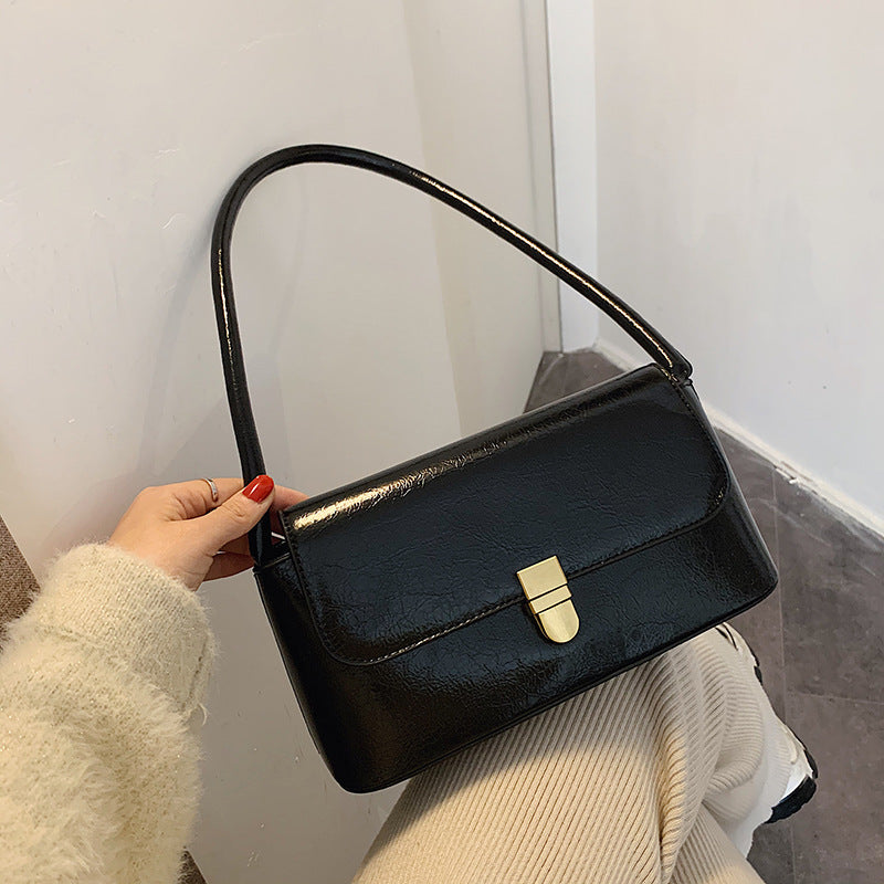 Retro Wild Shoulder Bag variant CJBHNSNS15418-Black