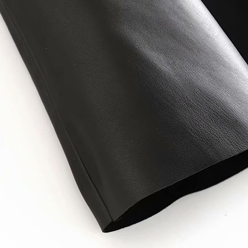 Belted Faux Leather Skirt photo 5