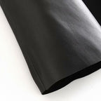 Belted Faux Leather Skirt photo 5