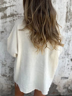Full Size One Button Long Sleeve Shirt Plus (10)