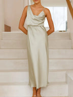 Satin Asymmetrical Midi Dress (13)