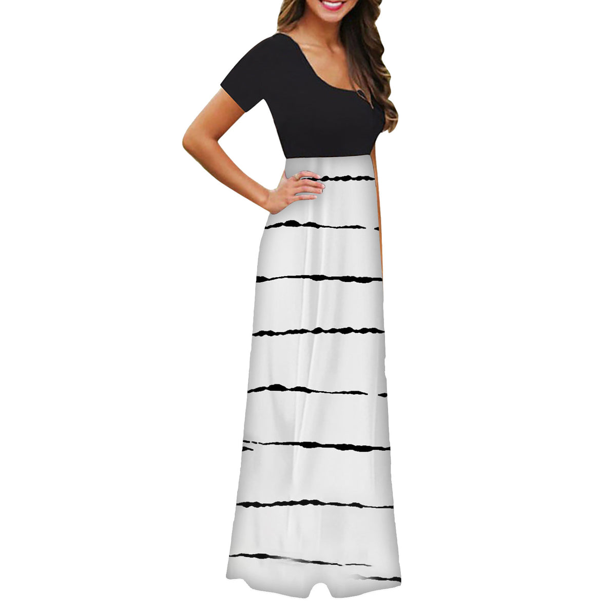 Sling Print Maxi Dress variant CJLY121025201AZ|CJLY121025202BY|CJLY121025203CX|CJLY121025204DW|CJLY121025205EV|CJLY121025206FU