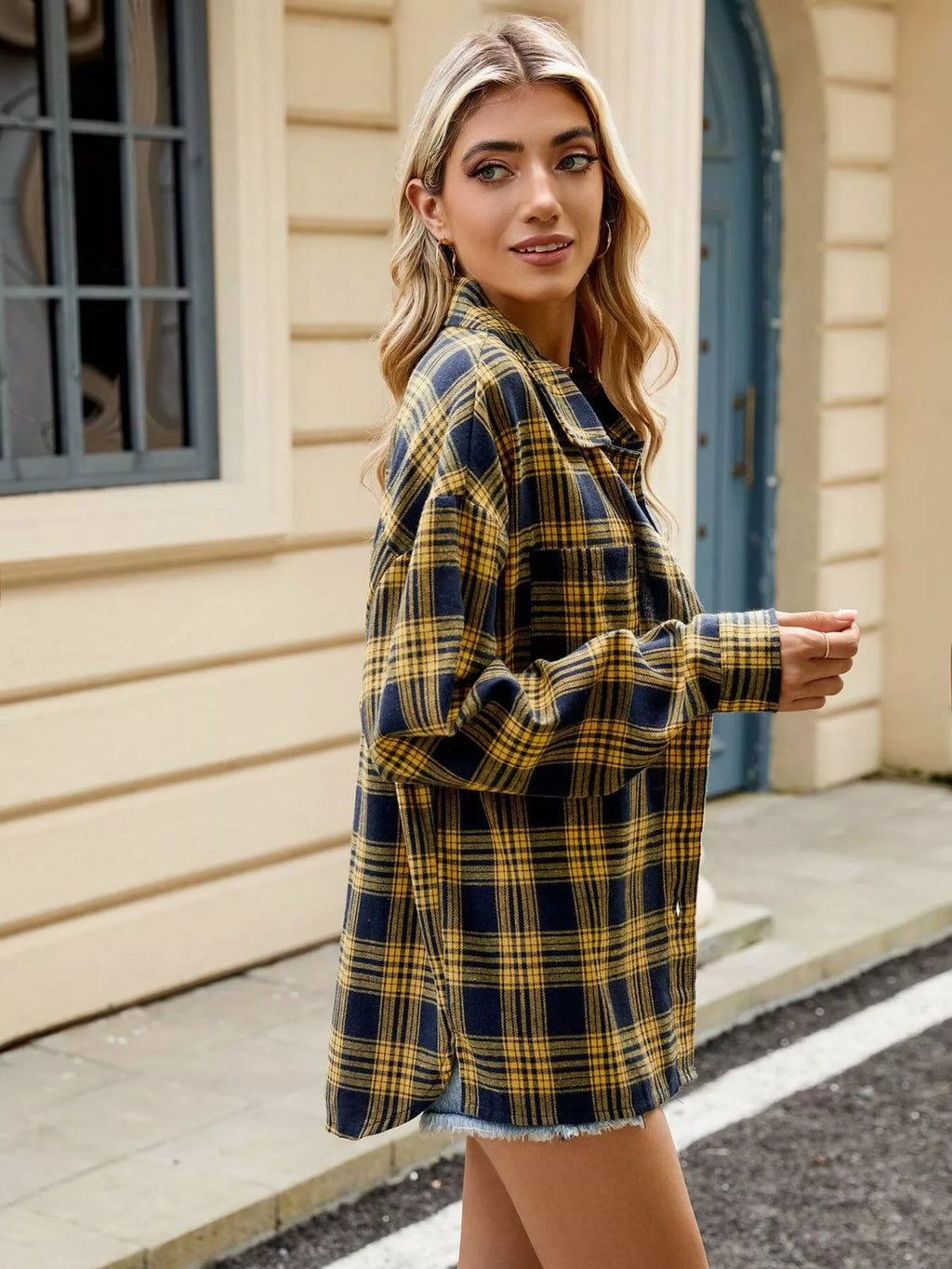 Plaid Button Up Shirt (14)