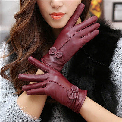Gloves variant CJNSFSST00175-Dark Red