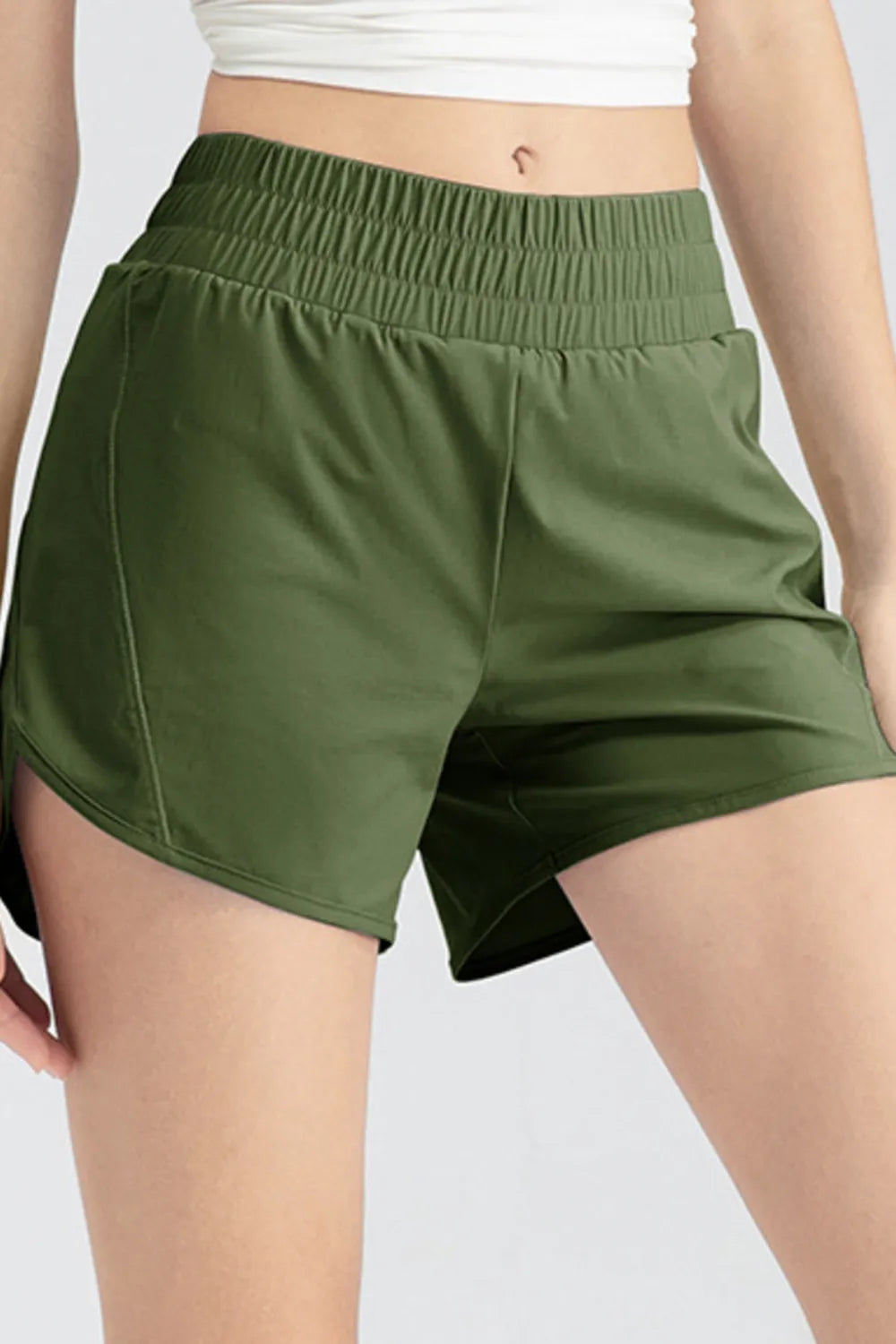 Elastic Waist Active Shorts (9)