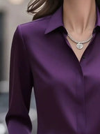 Button Down Collared Neck Long Sleeve Shirt (17)