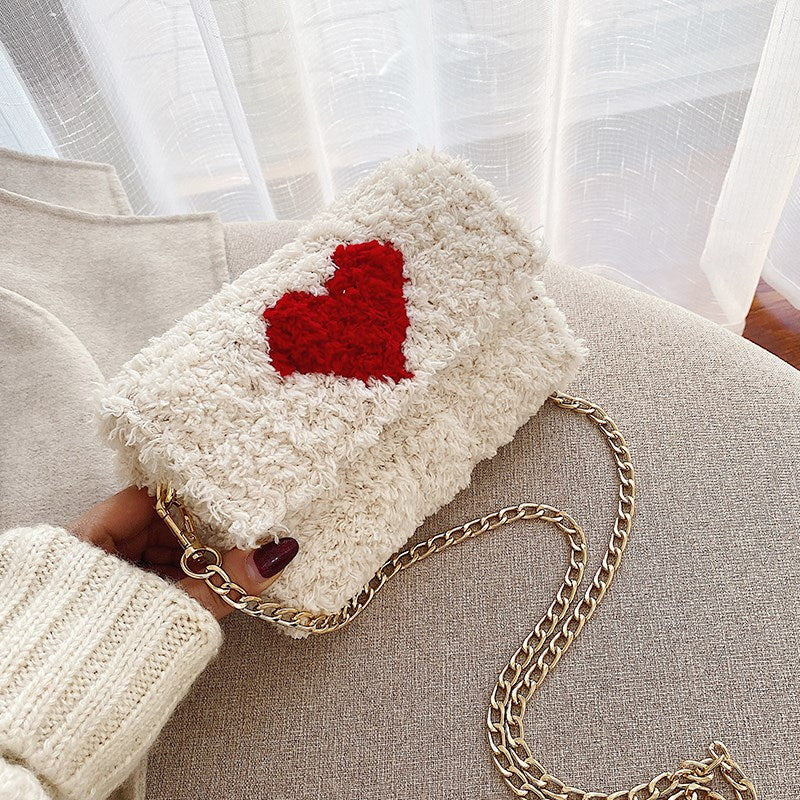 Plush Shoulder Bag variant CJBHNSNS25856-Khaki