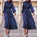 Polka Dot Dress variant CJNSSYLY06804-Blue-XXL|CJNSSYLY06804-Blue-3XL|CJNSSYLY06804-Blue-M|CJNSSYLY06804-Blue-XL|CJNSSYLY06804-Blue-L|CJNSSYLY06804-Blue-S