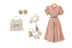 V-neck Waist Dress photo 6
