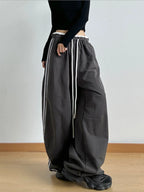 Wide Leg Drawstring Pants (3)