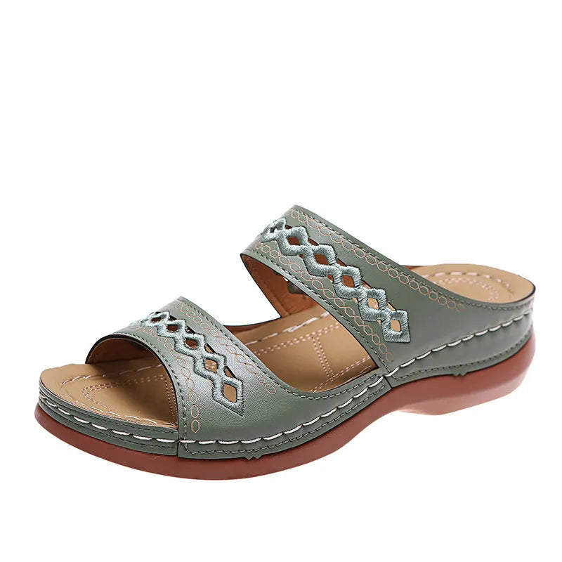 Open Toe Flats Sandals (10)