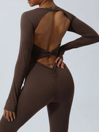 Twisted Backless Long Sleeve Jumpsuit (8)