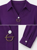 Long Sleeve Satin Blouse (48)