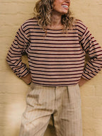 Striped Crew Neck Sweater