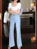 Loose High-rise Jeans variant CJNSXZNZ00970-Blue-S|CJNSXZNZ00970-Blue-M|CJNSXZNZ00970-Blue-L