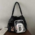 Drawstring Large-capacity Shoulder Bag variant CJNS289646101AZ